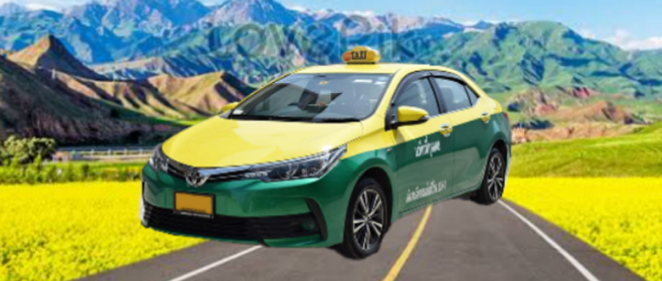 รถแท็กซี่เล็ก 4 ที่นั่ง รถใหม่ สะอาด ปลอดภัย100%